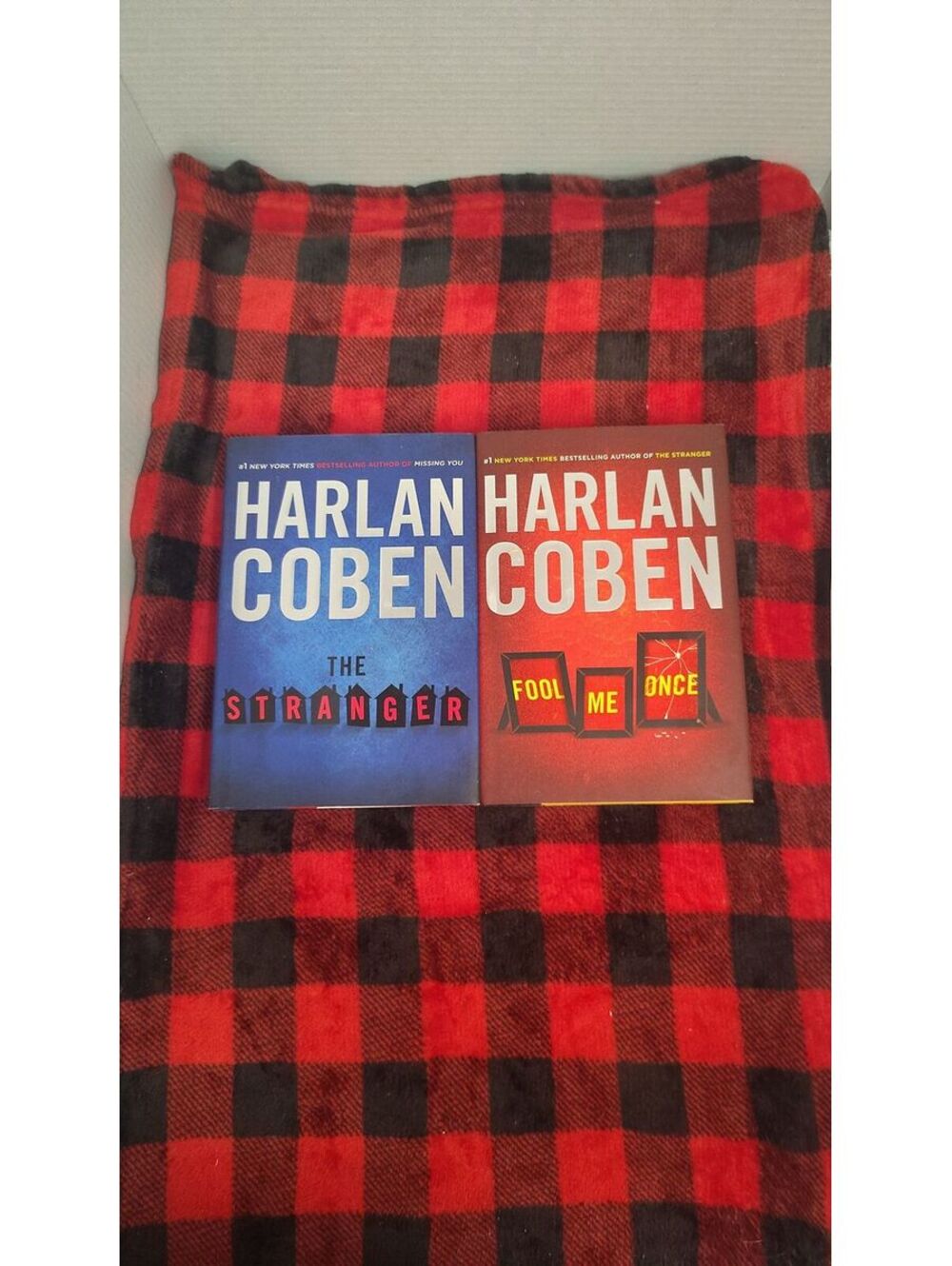 Harlan Coben Hardcover Mystery Thriller 2 Book Lot The Stranger Fool Me Once